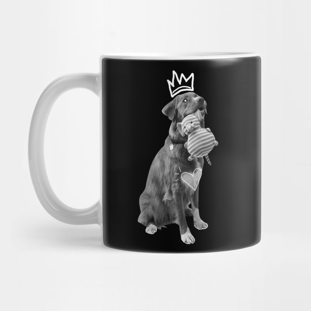 tshirt- king of dog cute by Dream Design